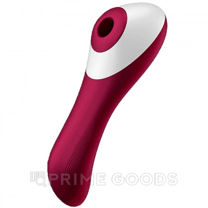 Вакуумный стимулятор с вибрацией Dual Crush Satisfyer от sex shop primegoods фото 5