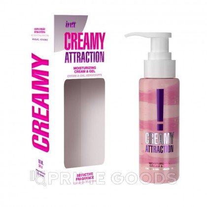 Увлажняющий крем с ароматом ежевики INTT CREAMY ATTRACTION 100 мл от sex shop primegoods