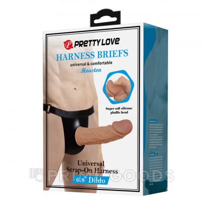 Страпон Houston (17,5*3,7 см) от sex shop primegoods фото 10