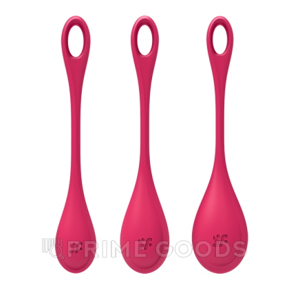 Набор вагинальных шариков Satisfyer Yoni Power 1 розовые от sex shop primegoods фото 7