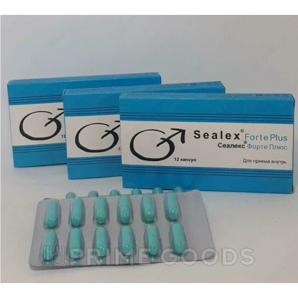 Мужской возбудитель - Sealex Forte Plus (12 кап) от sex shop primegoods фото 4