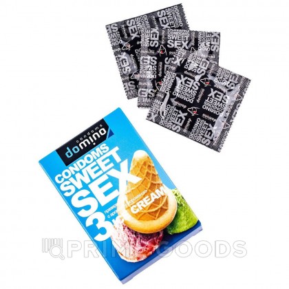 Презервативы DOMINO SWEET SEX ICE CREAM 3 штуки (оральные) от sex shop primegoods