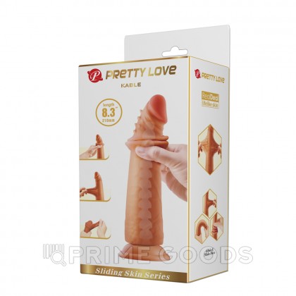 Реалистичный фаллоимитатор Kable (21 см)  от sex shop primegoods фото 12