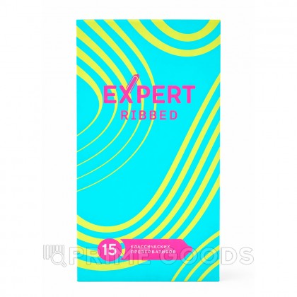 Презервативы EXPERT Ribbed, ребристые, 15 шт от sex shop primegoods