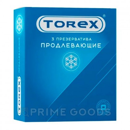 Презервативы продлевающие с анестетиком TOREX 3 шт от sex shop primegoods