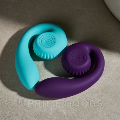 Двойной стимулятор точки G SVibe Snail GIZI цвет тиффани от sex shop primegoods фото 4