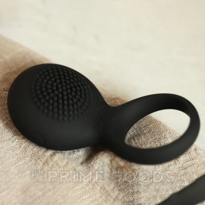 Эрекционное виброкольцо Tyler черный от SVAKOM от sex shop primegoods фото 6