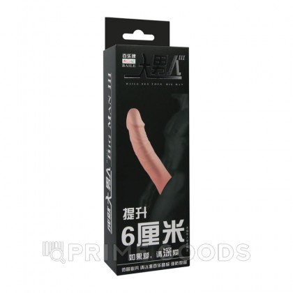 Насадка реалистик на член (170×39 мм) от sex shop primegoods фото 2