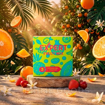 Презервативы EXPERT Fruit Mix, фруктовые ароматизированные, 3 шт от sex shop primegoods фото 4