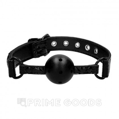 Кляп-шарик BALL GAG (чёрный) от sex shop primegoods фото 2