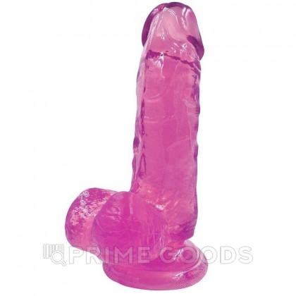 Фаллоимитатор на присоске My Extaz, розовый, 17x3,5 см от sex shop primegoods