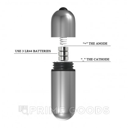 Вибропуля беcпроводная металлик от sex shop primegoods фото 5