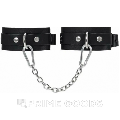 Оковы однослойные скругленные, черные от sex shop primegoods фото 3