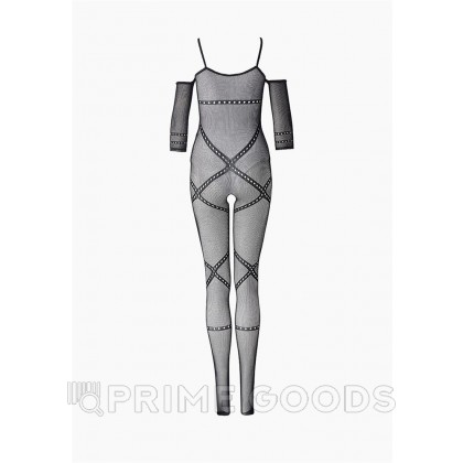 Боди-комбинезон черный с длинным рукавом (Impulse) (S-L) от sex shop primegoods фото 3