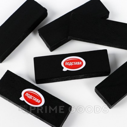 Дженга падающая башня «Подставь соседа», 54 бруска, 16+ от sex shop primegoods фото 5