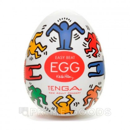 TENGA&Keith Haring Egg Мастурбатор яйцо Dance от sex shop primegoods