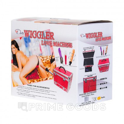 Секс-машина чемодан Diva Wiggler (2 насадки, 17 см) от sex shop primegoods фото 4