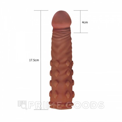 Насадка на пенис Pleasure X-TENDER (18*4,1) от sex shop primegoods фото 3