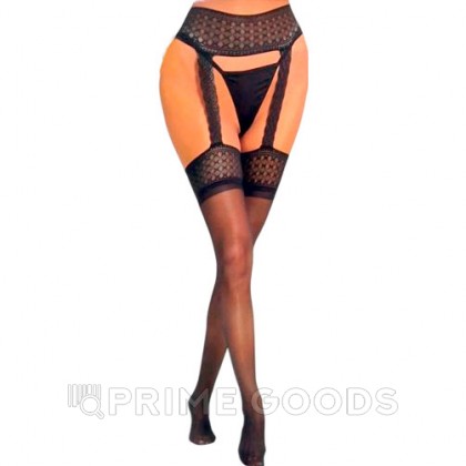 Чулки капроновые с кружевной резинкой, 1 шт от sex shop primegoods