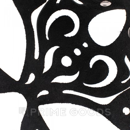 Маска с вырезанными узорами с ушками зайки от sex shop primegoods фото 3