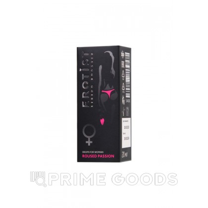 Возбуждающие капли Erotist ROUSED PASSION, для женщин, 20мл от sex shop primegoods фото 3