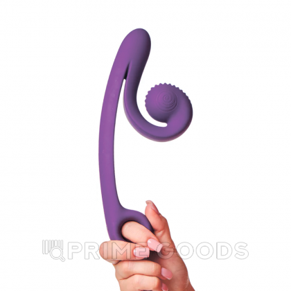 Вибратор для двойной стимуляции SVibe Snail CURVE фиолетовый от sex shop primegoods фото 2