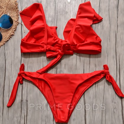 Купальник Wine Red Ruffle (XL) от sex shop primegoods фото 5