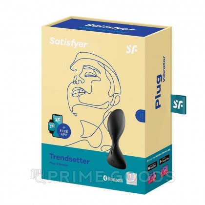 Анальный вибратор Satisfyer Trendsetter черный (Connect App) от sex shop primegoods фото 7