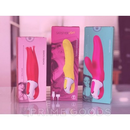 Вибратор-кролик Satisfyer Vibes - Mr. Rabbit, 22 см от sex shop primegoods фото 5