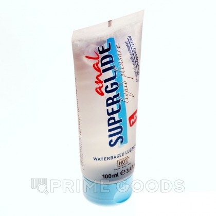 Лубрикант на водной основе anal SUPERGLIDE HOT 100 мл. от sex shop primegoods фото 3
