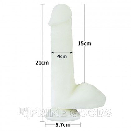 Фаллоимитатор Lumino Play светящийся в темноте (15*4 см) от sex shop primegoods фото 4