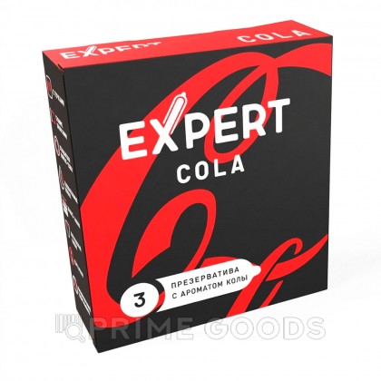 Презервативы EXPERT Cola, аромат Колы, 3 шт от sex shop primegoods фото 3
