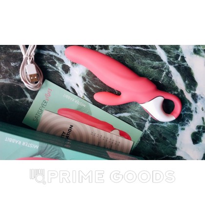 Вибратор-кролик Satisfyer Vibes - Mr. Rabbit, 22 см от sex shop primegoods фото 4