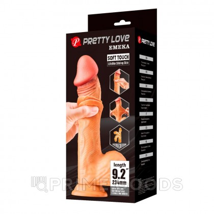 Реалистичный фаллоимитатор Emeka, 23,4 см от sex shop primegoods фото 3