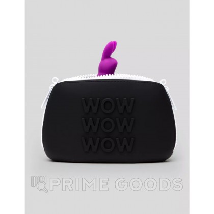 Эрекционное кольцо Happy Rabbit с вибрацией, фиолетовое, кейс в комплекте от sex shop primegoods фото 3