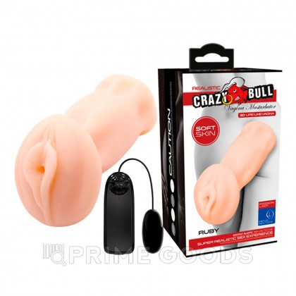 Мастурбатор реалистичный с вибрацией Ruby, вагина от sex shop primegoods фото 8