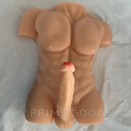 Накаченный мужской торс с пенисом John (6 кг.) от sex shop primegoods фото 4