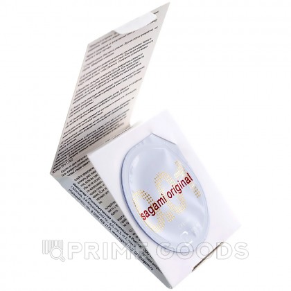 Презервативы полиуретановые Sagami Original 001 (0.01 мм) 1шт. от sex shop primegoods фото 2