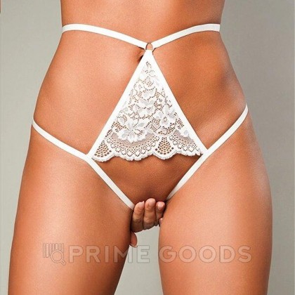 Откровенные трусики с доступом White (M) от sex shop primegoods