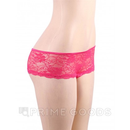 Трусики на завязках с доступом, розовые, M-L от sex shop primegoods фото 4