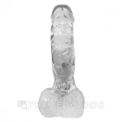 Фаллоимитатор на присоске прозрачный (17*3 см.) от sex shop primegoods фото 5