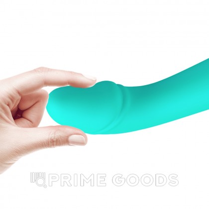 Вибратор Cetus Super Soft (15 см) бирюзовый от sex shop primegoods фото 2