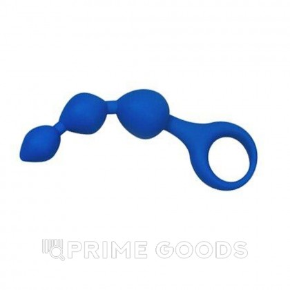 Анальная цепочка Triball синяя от Alive от sex shop primegoods фото 4