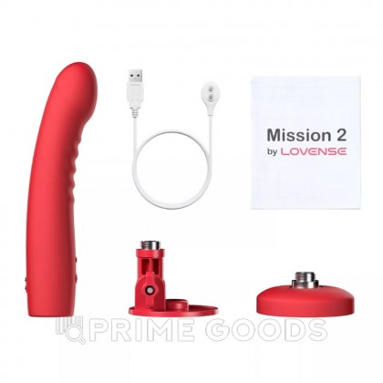 Дилдо-вибратор с технологией Mission 2 от Lovense от sex shop primegoods фото 16