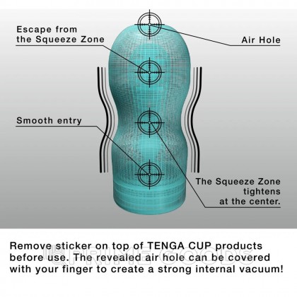 TENGA Мастурбатор Vacuum CUP - COOL Edition от sex shop primegoods фото 6