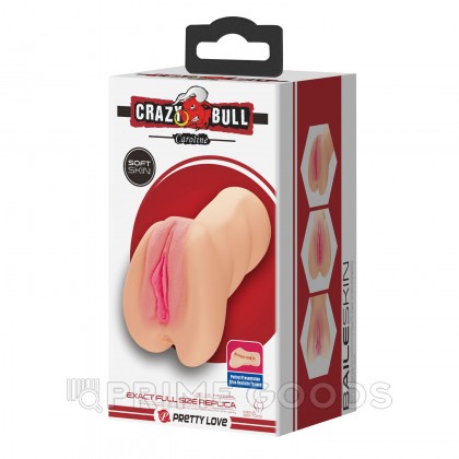 Реалистичный мастурбатор в виде вагины Caroline, светлый от sex shop primegoods фото 9