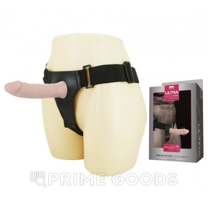 Полый страпон с вибрацией (фаллопротез) 15.5 Х 4.2 от sex shop primegoods