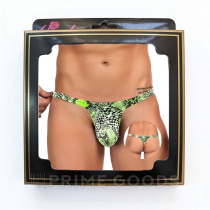Мужские стринги Snakeskin (XL) от sex shop primegoods фото 2