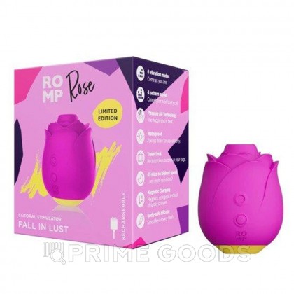 Бесконтактный клиторальный стимулятор Romp Suction Rose от sex shop primegoods