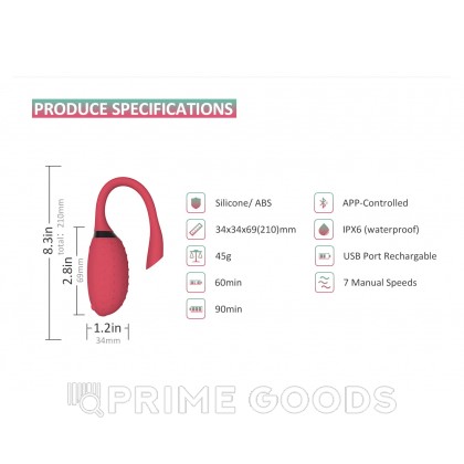 Виброяйцо Magic Motion Fugu, зеленый от sex shop primegoods фото 4